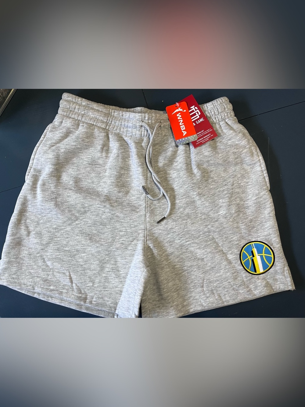 WNBA women’s Light Gray Athletic Shorts BRAND NEW WITH TAGS NWT